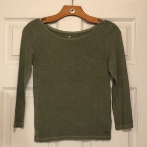 American Eagle Ribbed Tee